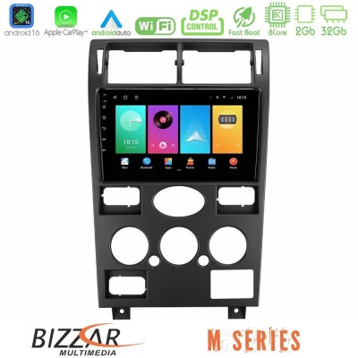 Bizzar M Series 8Core Android16 2+32GB Ford Mondeo 2001-2004 Navigation Multimedia Tablet 9"