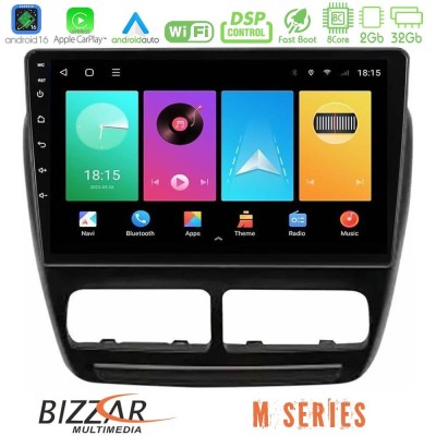 Bizzar M Series 8Core Android16 2+32GB Fiat Doblo / Opel Combo 2010-2014 Navigation Multimedia Tablet 9"
