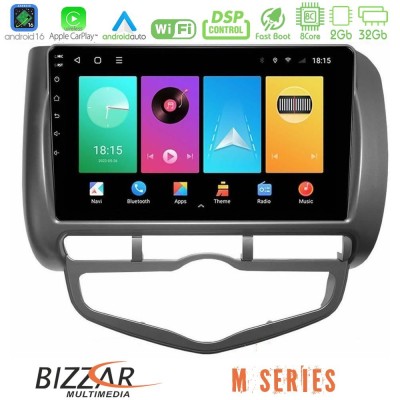Bizzar M Series 8Core Android16 2+32GB Honda Jazz 2002-2008 (Auto A/C) Navigation Multimedia Tablet 9" Bizzar M Series 8Core Android16 2+32GB Honda Jazz 2002-2008 (Auto A/C) Navigation Multimedia Tablet 9"