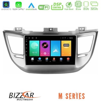 Bizzar M Series 8Core Android16 2+32GB Hyundai Tucson 2015-2018 Navigation Multimedia Tablet 9"