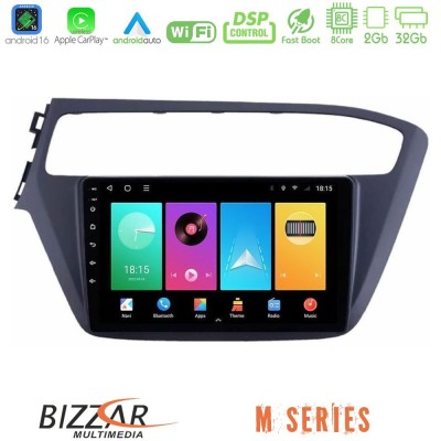 Bizzar M Series 8Core Android16 2+32GB Hyundai i20 2018-2020 Navigation Multimedia Tablet 9"