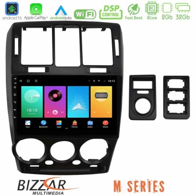 Bizzar M Series 8Core Android16 2+32GB Hyundai Getz 2002-2009 Navigation Multimedia Tablet 9"