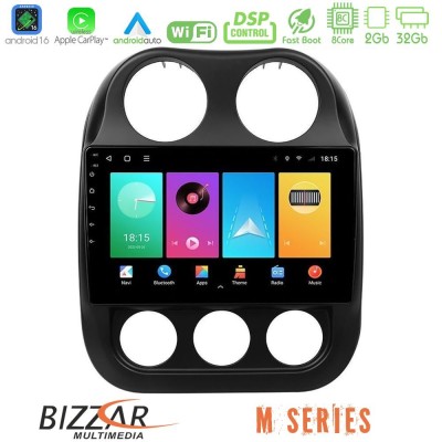 Bizzar M Series 8Core Android16 2+32GB Jeep Compass 2012-2016 Navigation Multimedia Tablet 9" Bizzar M Series 8Core Android16 2+32GB Jeep Compass 2012-2016 Navigation Multimedia Tablet 9"