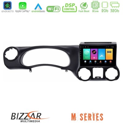 Bizzar M Series 8Core Android16 2+32GB Jeep Wrangler 2011-2014 Navigation Multimedia Tablet 10"