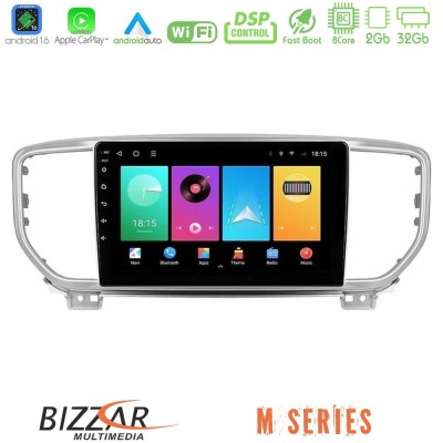 Bizzar M Series 8Core Android16 2+32GB Kia Sportage 2018-2021 Navigation Multimedia Tablet 9"