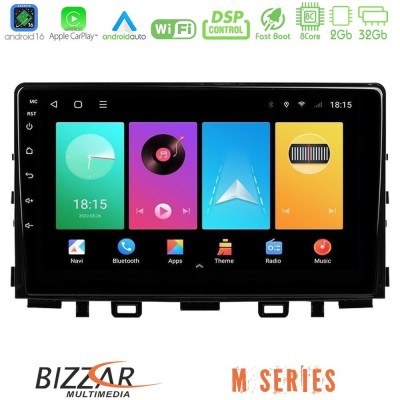 Bizzar M Series 8Core Android16 2+32GB Kia Stonic Navigation Multimedia Tablet 9"