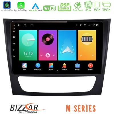 Bizzar M Series 8Core Android16 2+32GB Mercedes E Class / CLS Class Navigation Multimedia Tablet 9"