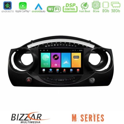 Bizzar M Series 8Core Android16 2+32GB Mini Cooper R50 Navigation Multimedia Tablet 9"