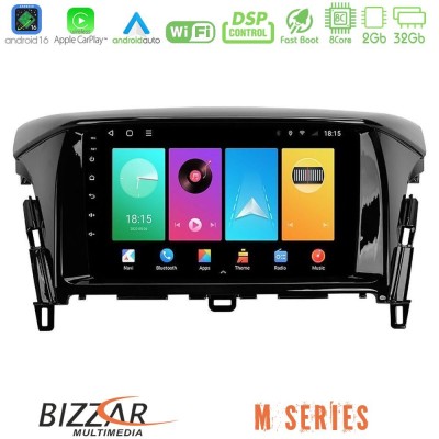 Bizzar M Series 8Core Android16 2+32GB Mitsubishi Eclipse Cross 2018-2023 Navigation Multimedia Tablet 9"