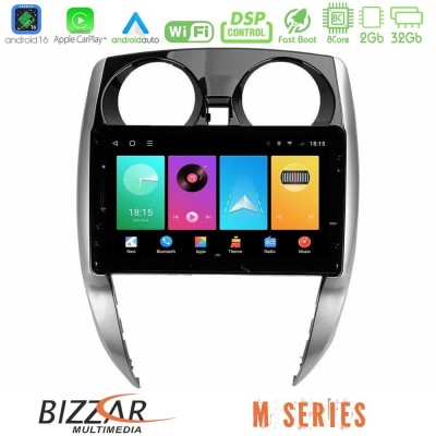 Bizzar M Series 8Core Android16 2+32GB Nissan Note 2013-2018 Navigation Multimedia Tablet 10"