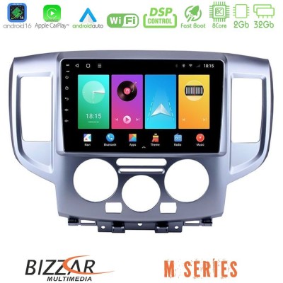 Bizzar M Series 8Core Android16 2+32GB Nissan NV200 Navigation Multimedia Tablet 9"