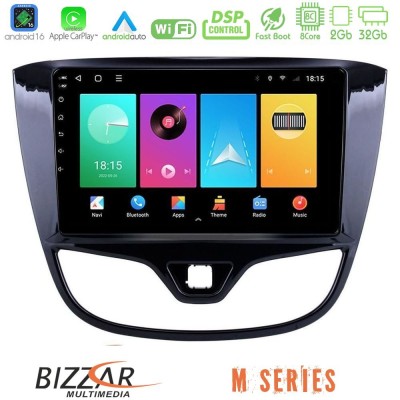 Bizzar M Series 8Core Android16 2+32GB Opel Karl 2017-2019 Navigation Multimedia Tablet 9"
