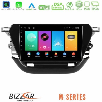 Bizzar M Series 8Core Android16 2+32GB Opel Corsa F 2019-2023 Navigation Multimedia Tablet 9"