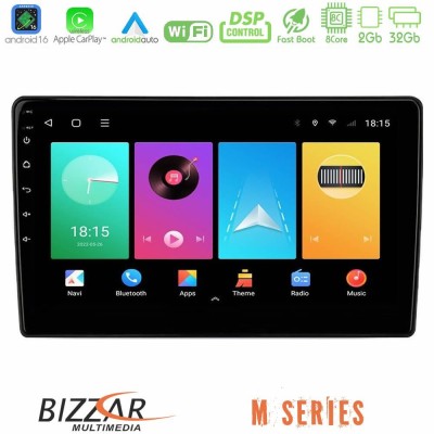 Bizzar M Series 8Core Android16 2+32GB Seat Ibiza 2008-2012 Navigation Multimedia Tablet 9"