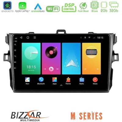Bizzar M Series 8Core Android16 2+32GB Toyota Corolla 2007-2012 Navigation Multimedia Tablet 9" Bizzar M Series 8Core Android16 2+32GB Toyota Corolla 2007-2012 Navigation Multimedia Tablet 9"