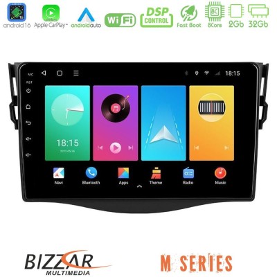Bizzar M Series 8Core Android16 2+32GB Toyota RAV4 Navigation Multimedia Tablet 9"