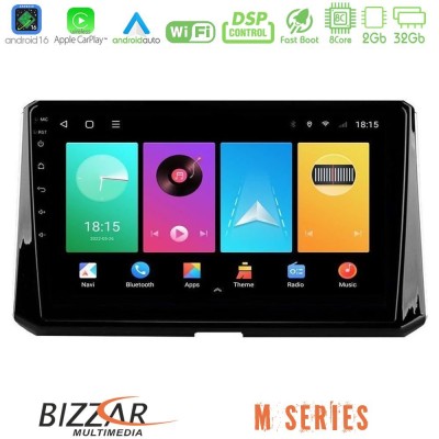 Bizzar M Series 8Core Android16 2+32GB Toyota Corolla 2019-2022 Navigation Multimedia Tablet 10"