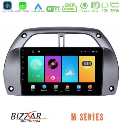 Bizzar M Series 8Core Android16 2+32GB Toyota RAV4 2001 - 2006 Navigation Multimedia Tablet 9"