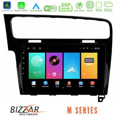 Bizzar M Series 8Core Android16 2+32GB VW GOLF 7 Navigation Multimedia Tablet 10"