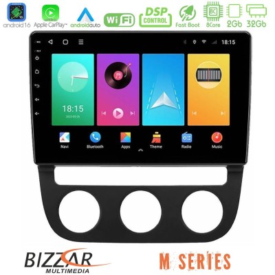 Bizzar M Series 8Core Android16 2+32GB VW Jetta Navigation Multimedia Tablet 10"