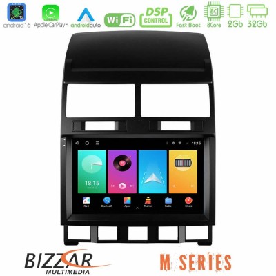 Bizzar M Series 8Core Android16 2+32GB VW Touareg 2002 – 2010 Navigation Multimedia Tablet 9"