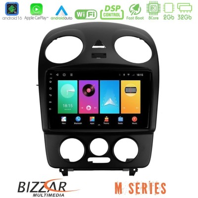 Bizzar M Series 8Core Android16 2+32GB VW Beetle Navigation Multimedia Tablet 9"