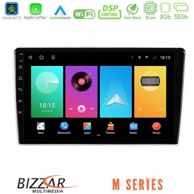 Bizzar M Series 8Core Android16 2+32GB Kia Sportage 2005-2008 Navigation Multimedia Tablet 9"