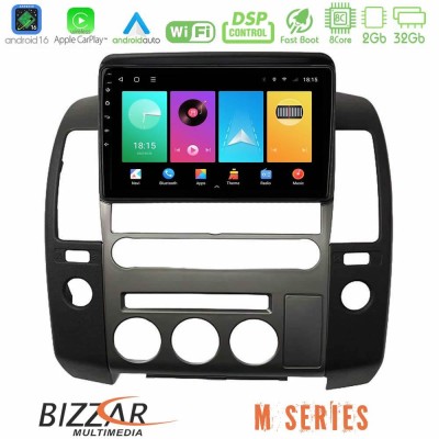 Bizzar M Series 8Core Android16 2+32GB Nissan Navara D40 2006-2012 (με εργ.οθόνη) Navigation Multimedia Tablet 9"