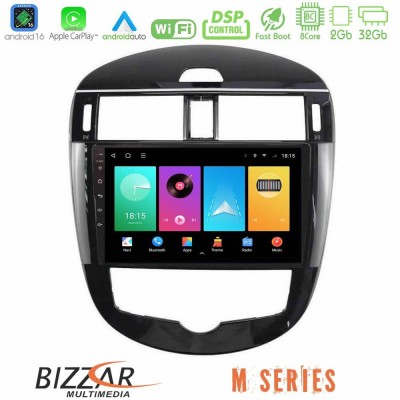 Bizzar M Series 8Core Android16 2+32GB Nissan Pulsar 2015-2018 Navigation Multimedia Tablet 9"