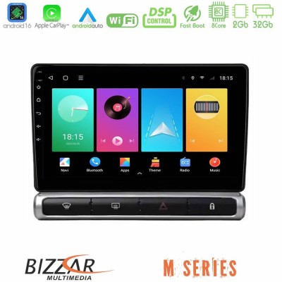 Bizzar M Series 8Core Android16 2+32GB Citroen C3 2016- Navigation Multimedia Tablet 9"