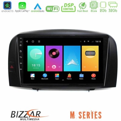 Bizzar M Series 8Core Android16 2+32GB Hyundai Sonata 2005-2009 Navigation Multimedia Tablet 10"