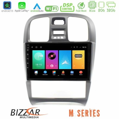 Bizzar M Series 8Core Android16 2+32GB Hyundai Sonata 2001-2005 Navigation Multimedia Tablet 9"
