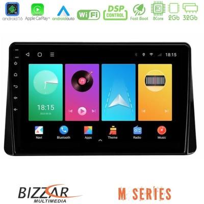 Bizzar M Series 8Core Android16 2+32GB Mitsubishi Eclipse Cross 2018-2023 Navigation Multimedia Tablet 10"