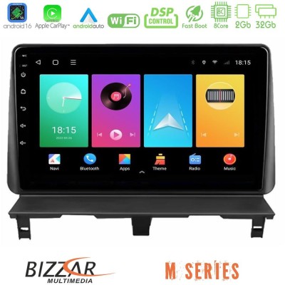 Bizzar M Series 8Core Android16 2+32GB Peugeot Partner / Citroën Berlingo 2002-2008 Navigation Multimedia Tablet 9"