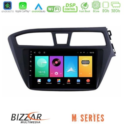 Bizzar M Series 8Core Android16 2+32GB Hyundai i20 2014-2018 RHD Navigation Multimedia Tablet 9"