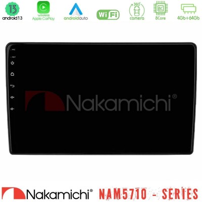 Nakamichi NAM5710 Series 8Core Android13 4+64GB Ford Transit 2007 – 2013 Navigation Multimedia Tablet 10"