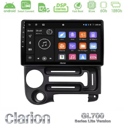 Clarion GL700 Lite Series 8Core Android ClarionOS 6+128GB Hyundai Atos 1997 – 2010 Navigation Multimedia Tablet 9" Με Carplay & 