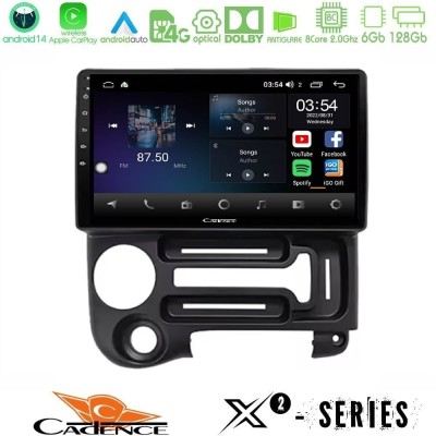 Cadence X2 Series 8Core Android14 6+128GB Hyundai Atos 1997 – 2010 Navigation Multimedia Tablet 9"