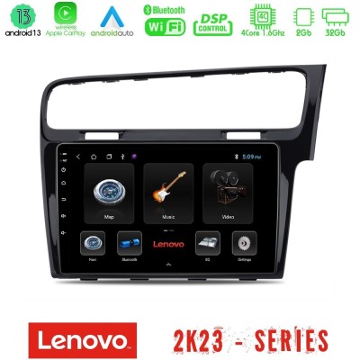 Lenovo Car Pad VW GOLF 7 RHD 4Core Android 13 2+32GB Navigation Multimedia Tablet 10"