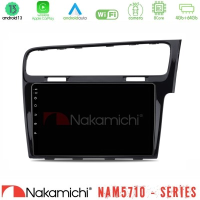 Nakamichi NAM5710 Series 8Core Android13 4+64GB VW GOLF 7 RHD Navigation Multimedia Tablet 10"