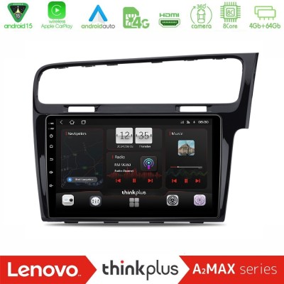 Lenovo Thinkplus A2MAX Series 8Core Android15 4+64GB VW GOLF 7 RHD Navigation Multimedia Tablet 10"