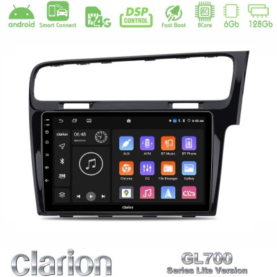 Clarion GL700 Lite Series 8Core Android ClarionOS 6+128GB VW GOLF 7 RHD Navigation Multimedia Tablet 10" Με Carplay & Android Au