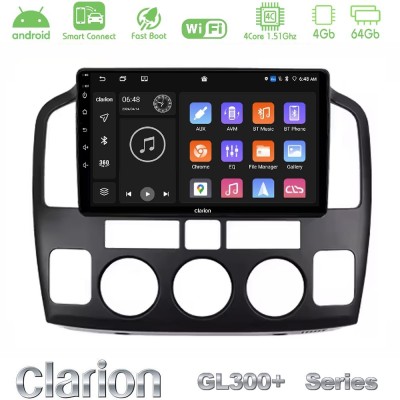 Clarion GL300+ Series 4Core Android ClarionOS 4+64GB Suzuki Grand Vitara 2003-2005 Navigation Multimedia Tablet 9"