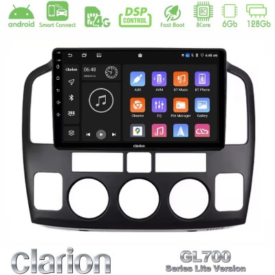 Clarion GL700 Lite Series 8Core Android ClarionOS 6+128GB Suzuki Grand Vitara 2003-2005 Navigation Multimedia Tablet 9" Με Carpl