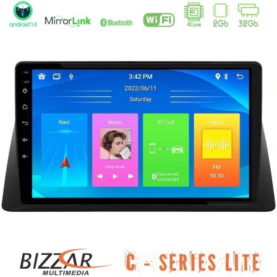 Bizzar C Series Lite 4Core Android14 2+32GB Honda WR-V 2024- Navigation Multimedia Tablet 10"