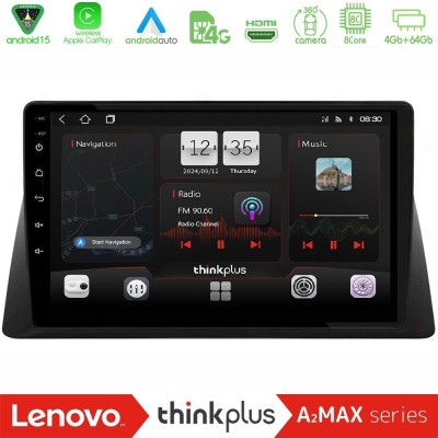 Lenovo Thinkplus A2MAX Series 8Core Android15 4+64GB Honda WR-V 2024- Navigation Multimedia Tablet 10"