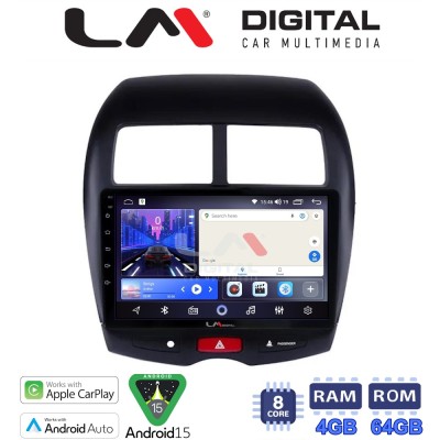 LM Digital - LM ZK8026 GPS Οθόνη OEM Multimedia Αυτοκινήτου για MITSUBISHI ASX 2008 (CarPlay/AndroidAuto/BT/GPS/WIFI)