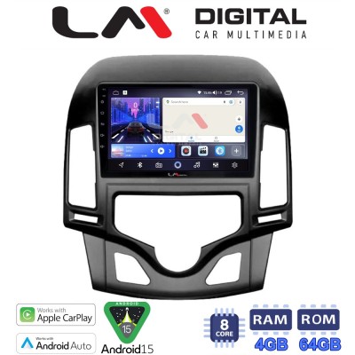 LM Digital - LM ZK8043CL GPS Οθόνη OEM Multimedia Αυτοκινήτου για HYUNDAI i30 2007-2012 (CarPlay/AndroidAuto/BT/GPS/WIFI)