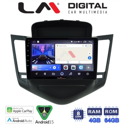 LM Digital - LM ZK8045 GPS Οθόνη OEM Multimedia Αυτοκινήτου για CHEVROLET CRUZE 20082013 (CarPlay/AndroidAuto/BT/GPS/WIFI)