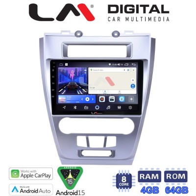 LM Digital - LM ZK8047 GPS Οθόνη OEM Multimedia Αυτοκινήτου για Ford Fusion 20122017 (CarPlay/AndroidAuto/BT/GPS/WIFI)